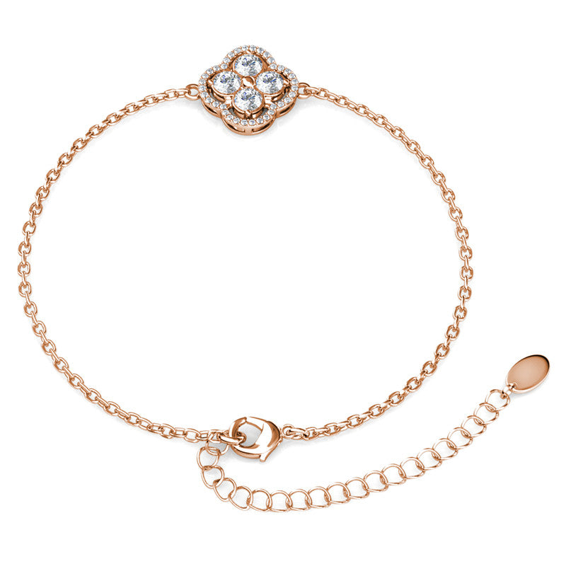 Classic Clover Bracelet, Cyncerity Jewellery with crystals from Swarovski®