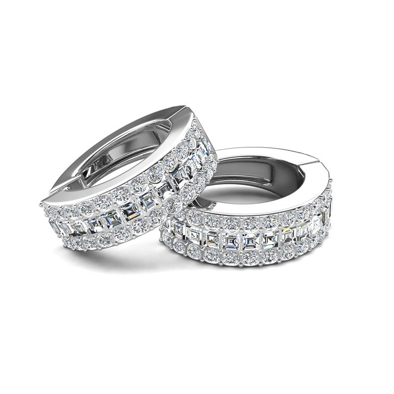 Classic Clip Earrings, Cyncerity Jewellery with crystals from Swarovski®
