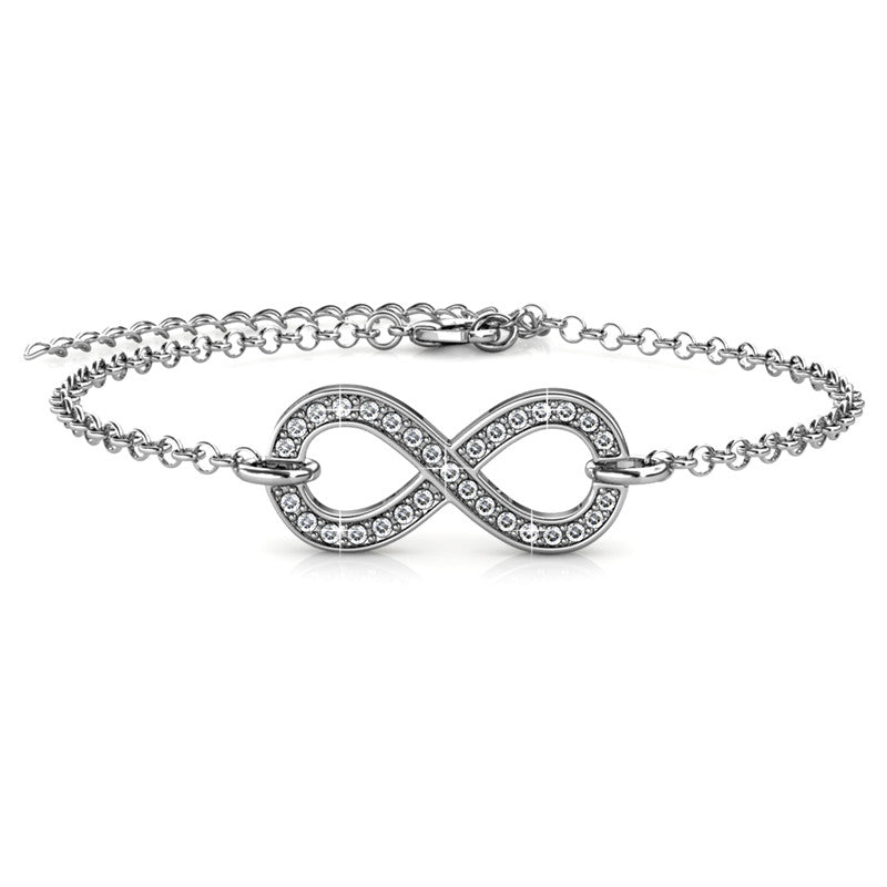 Infinity Bracelet, Cyncerity Jewellery with crystals from Swarovski®