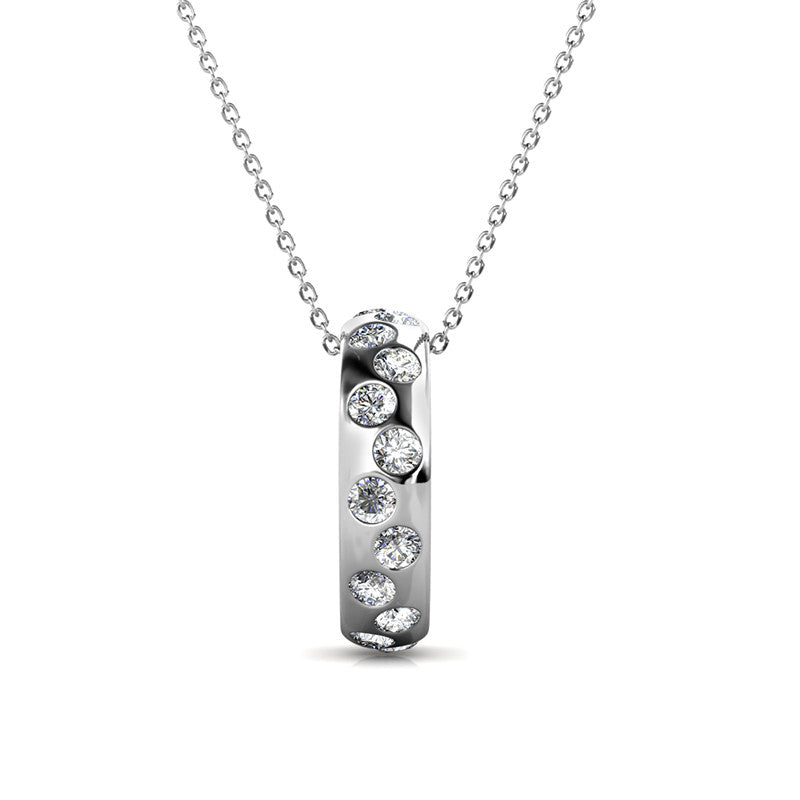 Crown Ring Pendant, Cyncerity Jewellery with crystals from Swarovski®