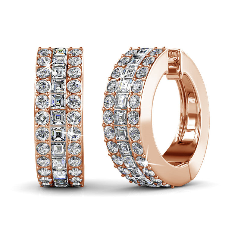 Classic Clip Earrings, Cyncerity Jewellery with crystals from Swarovski®