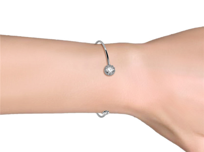 Crown Bangle, Cyncerity Jewellery with crystals from Swarovski®