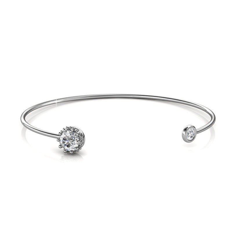 Crown Bangle, Cyncerity Jewellery with crystals from Swarovski®
