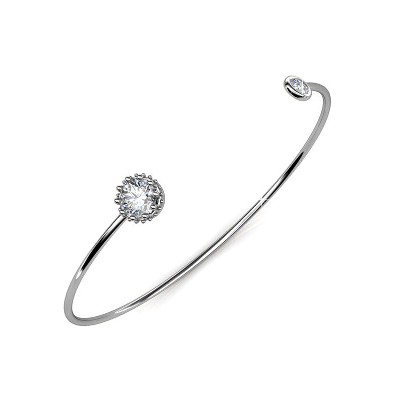 Crown Bangle, Cyncerity Jewellery with crystals from Swarovski®