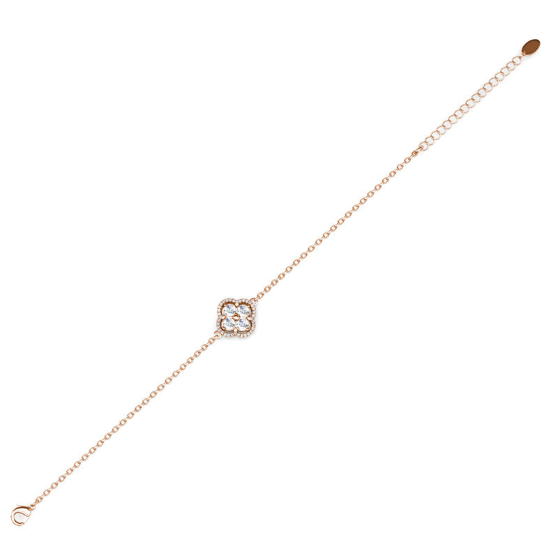 Classic Clover Bracelet, Cyncerity Jewellery with crystals from Swarovski®
