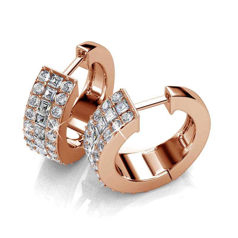 Classic Clip Earrings, Cyncerity Jewellery with crystals from Swarovski®