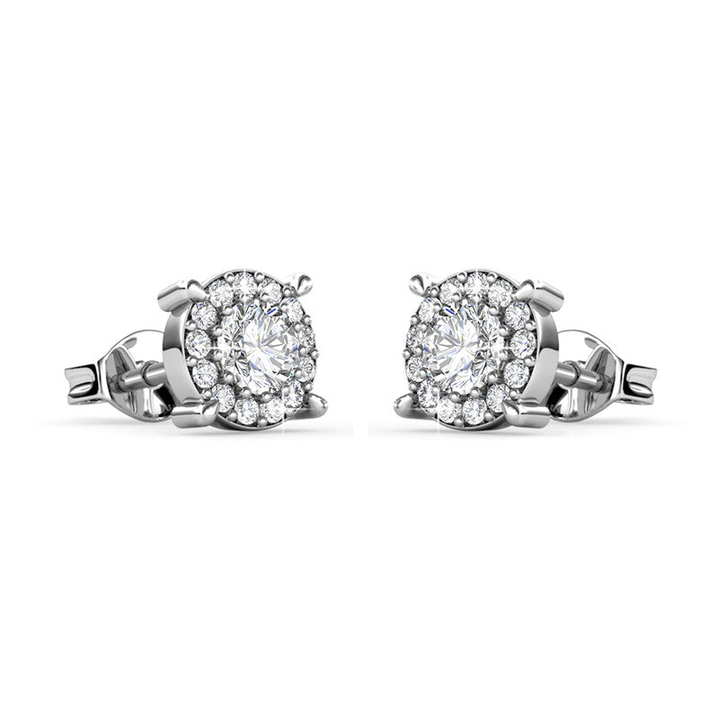 Princess Earrings, Cyncerity Jewellery with crystals from Swarovski®