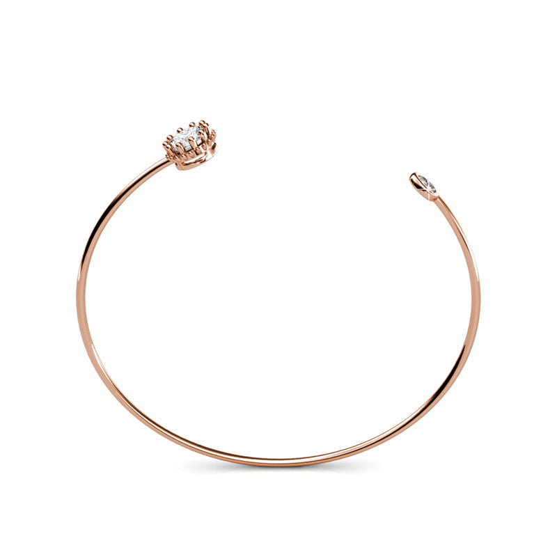 Crown Bangle, Cyncerity Jewellery with crystals from Swarovski®
