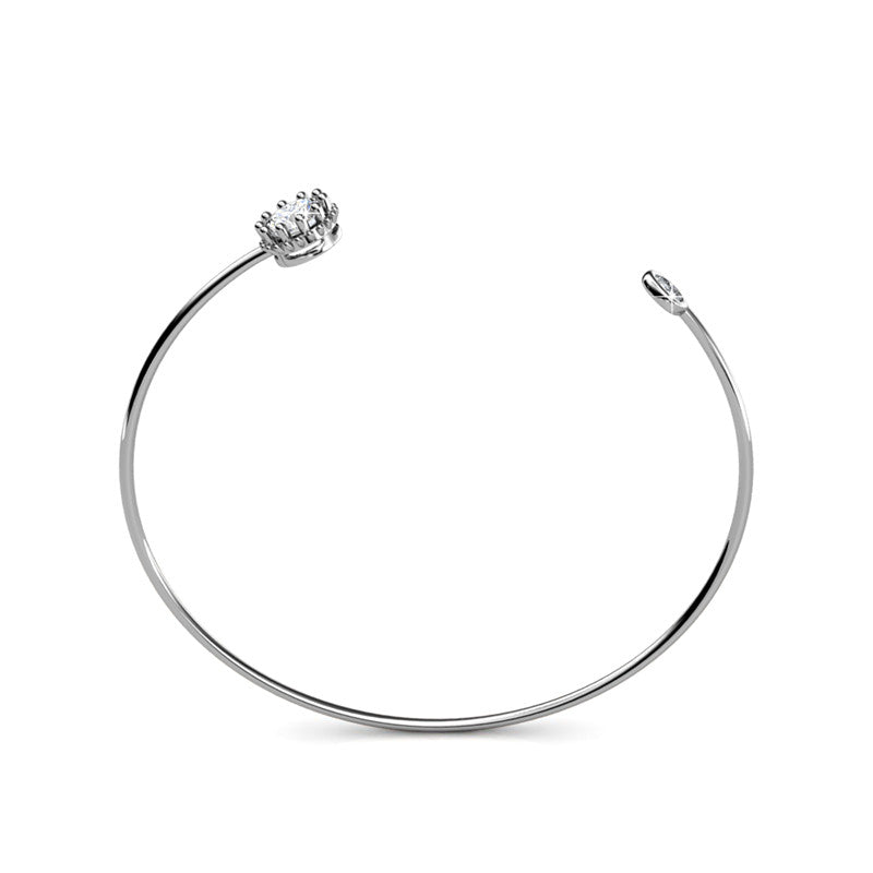 Crown Bangle, Cyncerity Jewellery with crystals from Swarovski®