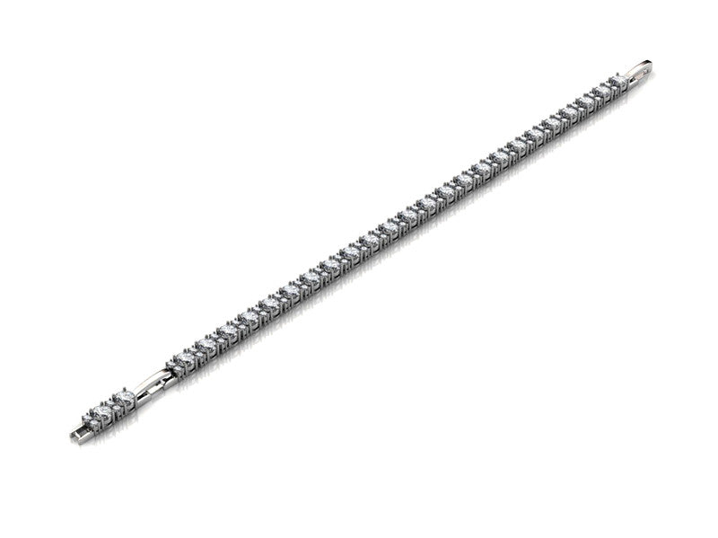 Joyful Bracelet, Cyncerity Jewellery in Rose Gold or White Gold with crystals from Swarovski®