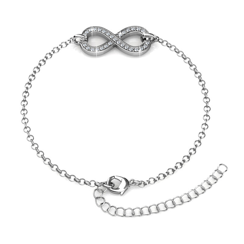 Infinity Bracelet, Cyncerity Jewellery with crystals from Swarovski®