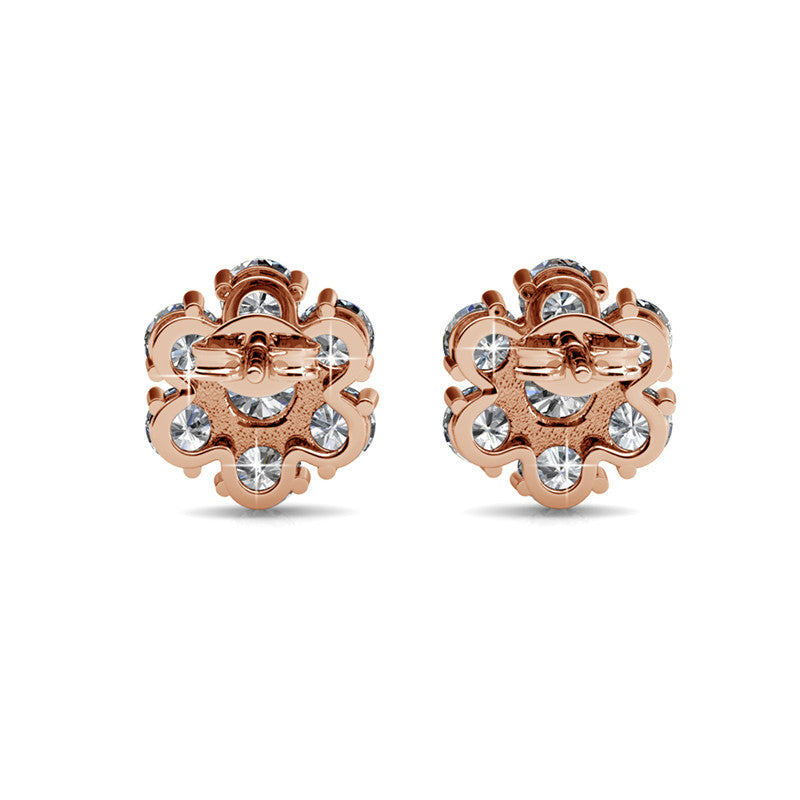 Fleur Earrings, Cyncerity Jewellery with crystals from Swarovski®
