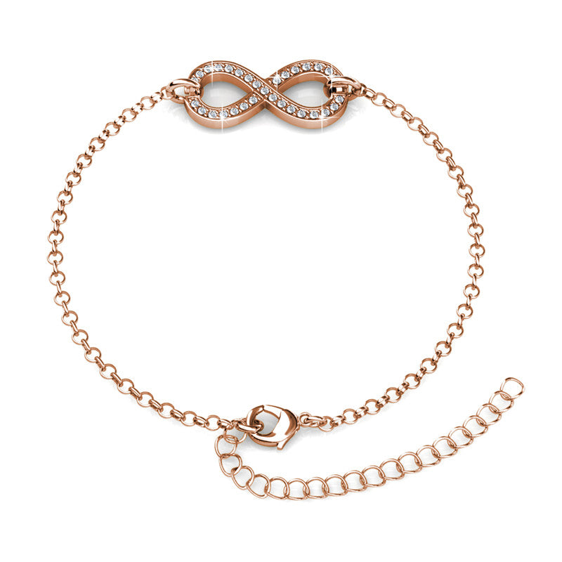 Infinity Bracelet, Cyncerity Jewellery with crystals from Swarovski®