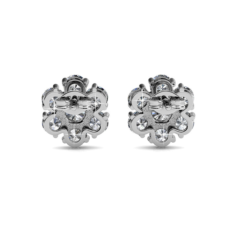 Fleur Earrings, Cyncerity Jewellery with crystals from Swarovski®