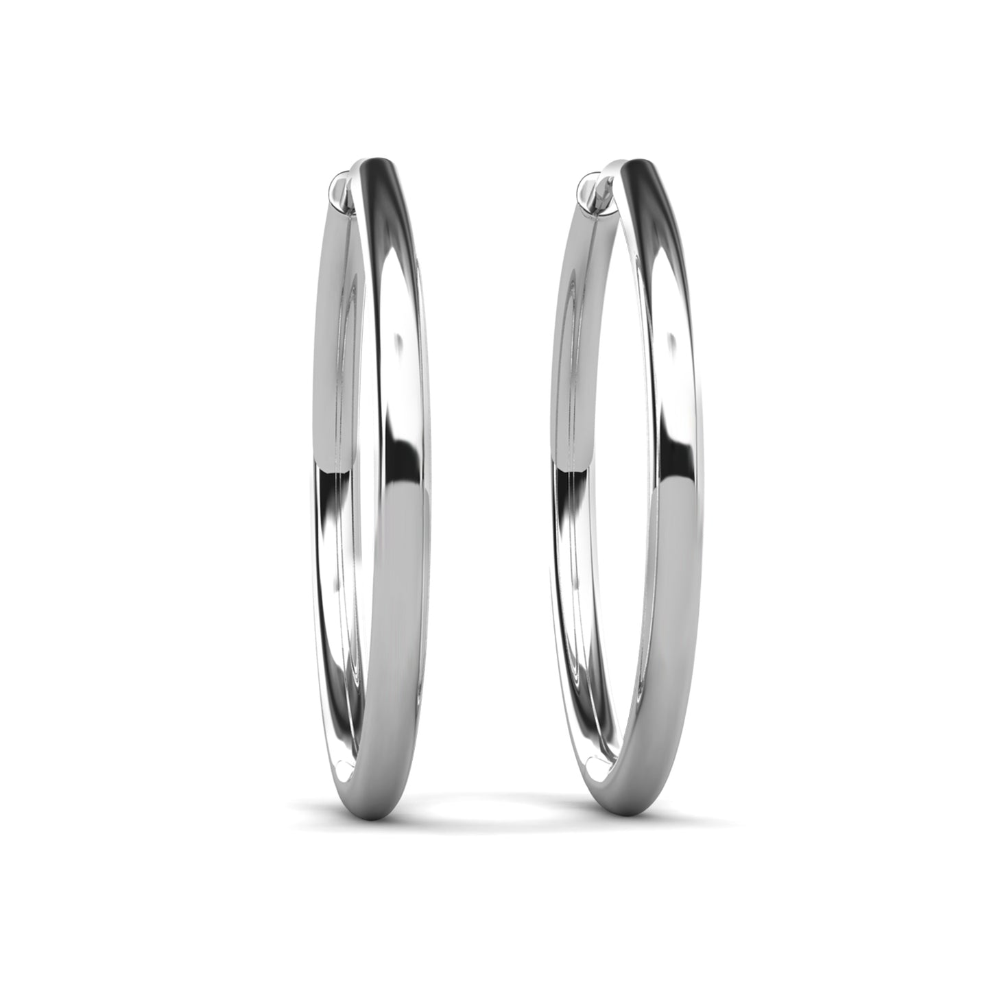 Elise Earrings ME085 WG RG Cyncerity Jewelry with Moissanite, 925 Sterling Silver