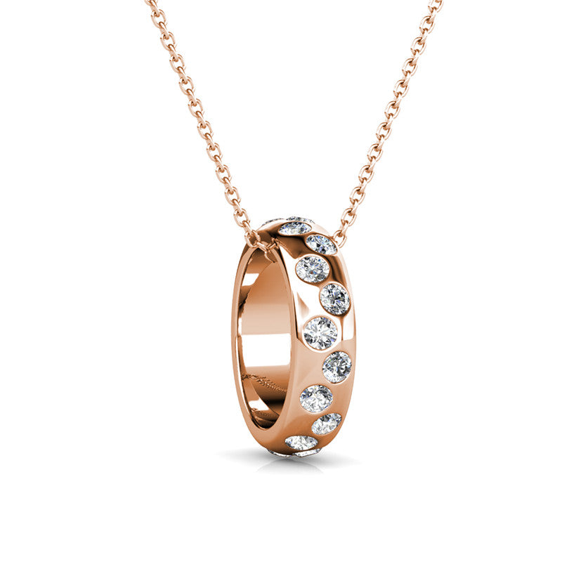 Crown Ring Pendant, Cyncerity Jewellery with crystals from Swarovski®