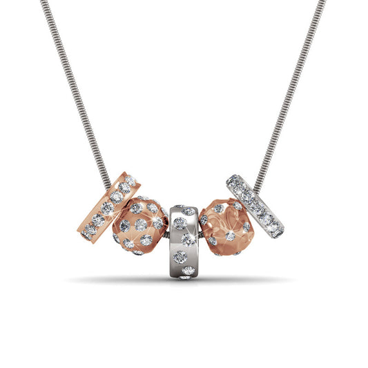 Oro Charm Pendant, Cyncerity Jewellery with crystals from Swarovski®