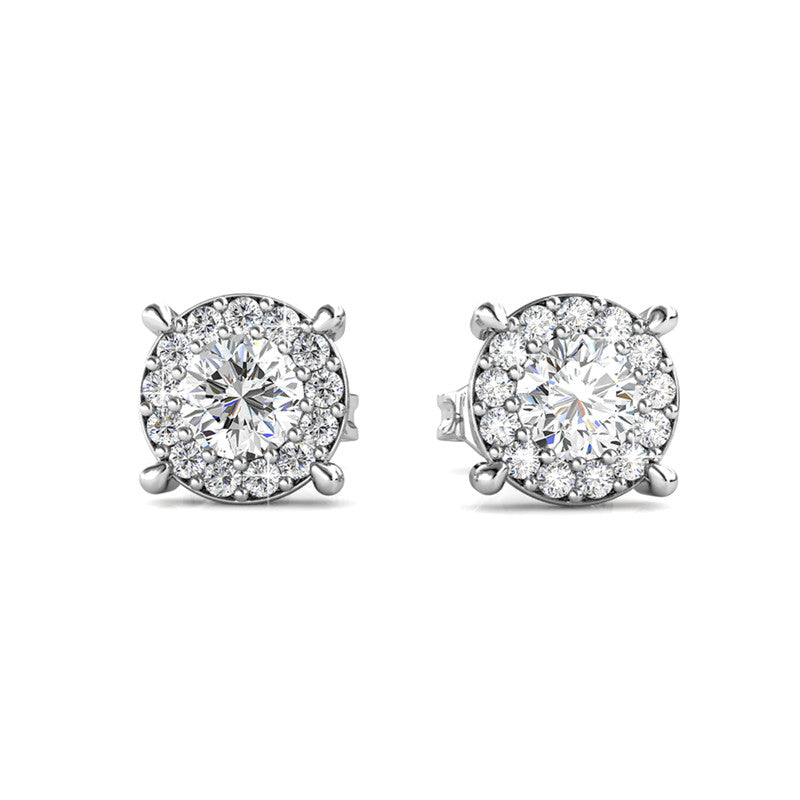 Princess Earrings, Cyncerity Jewellery with crystals from Swarovski®