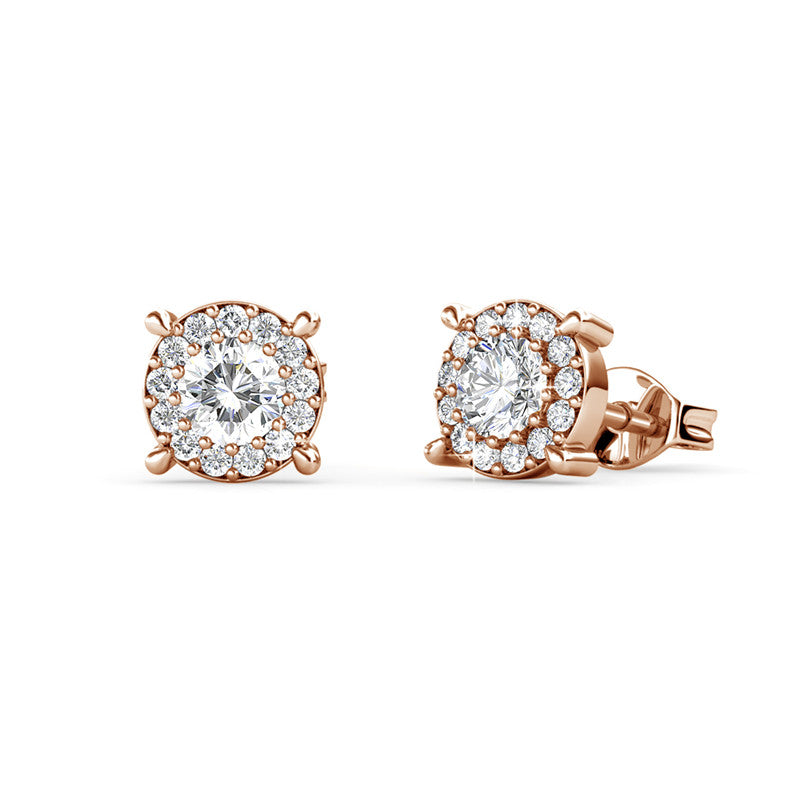 Princess Earrings, Cyncerity Jewellery with crystals from Swarovski®