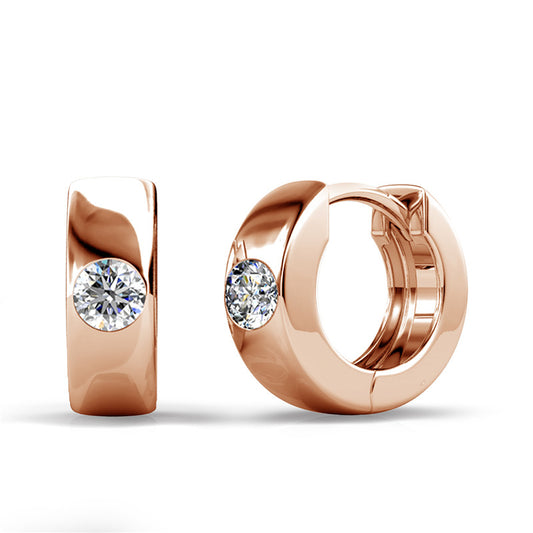 Uno Clip Earrings, Cyncerity Jewellery with crystals from Swarovski®