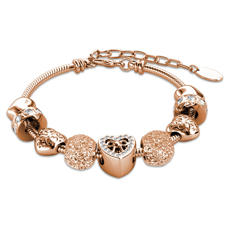 Jetaime Charm Bracelet, Cyncerity Jewellery with crystals from Swarovski®