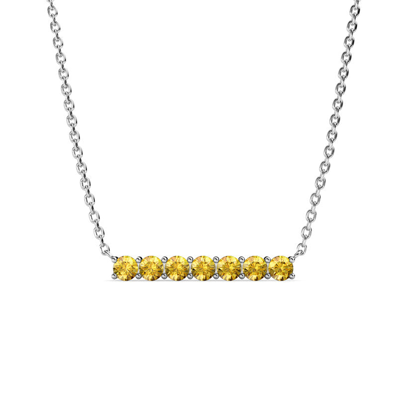 Lucky Seven Birthstone Pendant, Cyncerity Jewellery with crystals from Swarovski®
