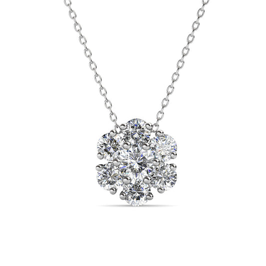 Fleur Pendant, Cyncerity Jewellery with crystals from Swarovski®