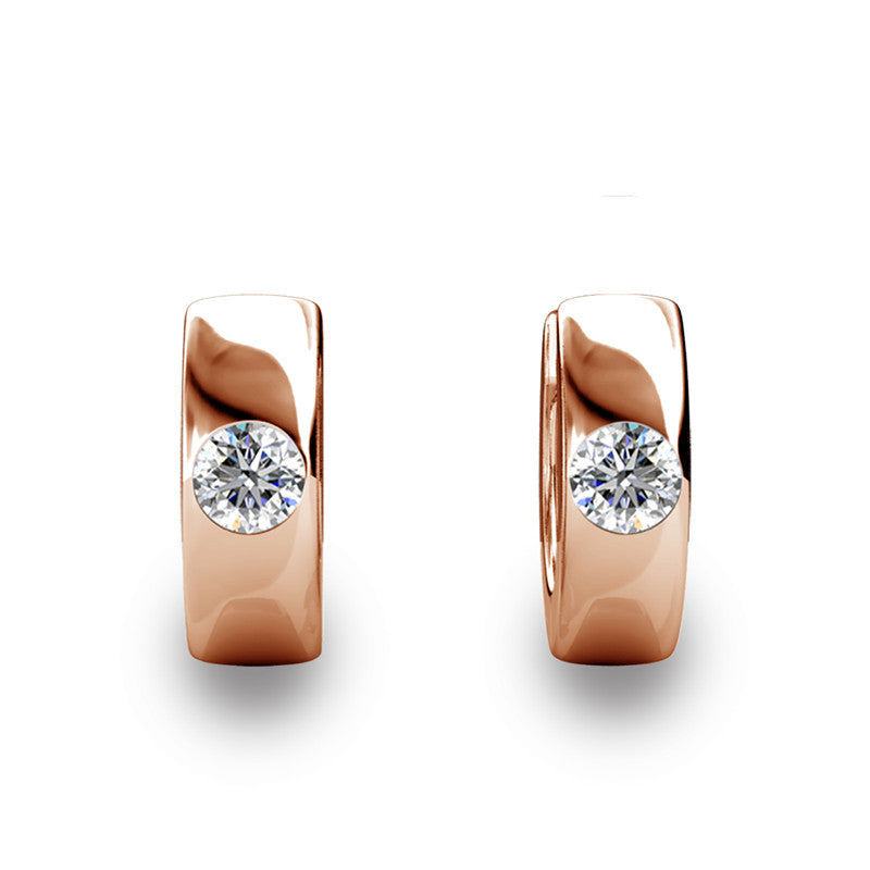 Uno Clip Earrings, Cyncerity Jewellery with crystals from Swarovski®