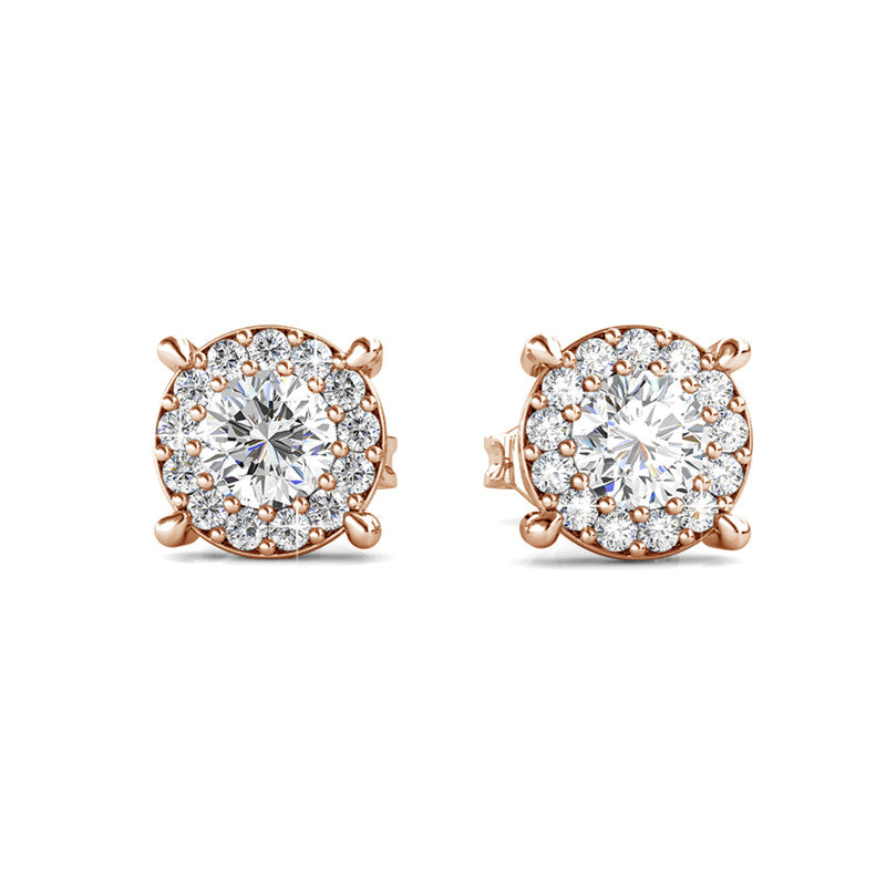Princess Earrings, Cyncerity Jewellery with crystals from Swarovski®