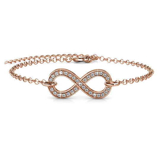 Infinity Bracelet, Cyncerity Jewellery with crystals from Swarovski®