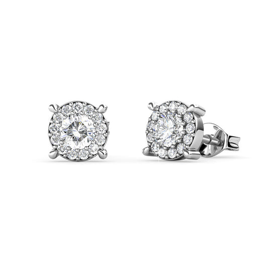 Princess Earrings, Cyncerity Jewellery with crystals from Swarovski®