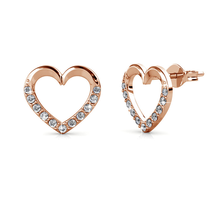 Amour Earrings, Cyncerity Jewellery with crystals from Swarovski®