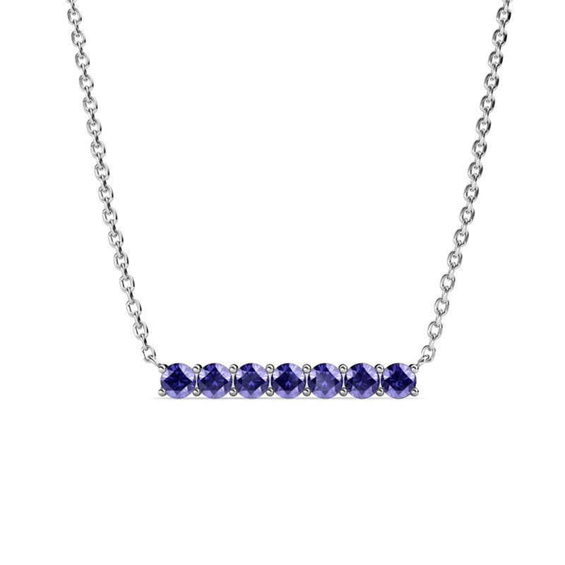 Lucky Seven Birthstone Pendant, Cyncerity Jewellery with crystals from Swarovski®