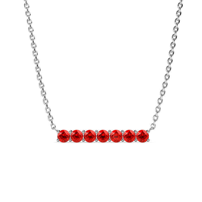 Lucky Seven Birthstone Pendant, Cyncerity Jewellery with crystals from Swarovski®