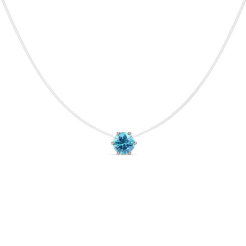 Mermaid Teardrop Pendant, Cyncerity Jewellery with crystals from Swarovski®