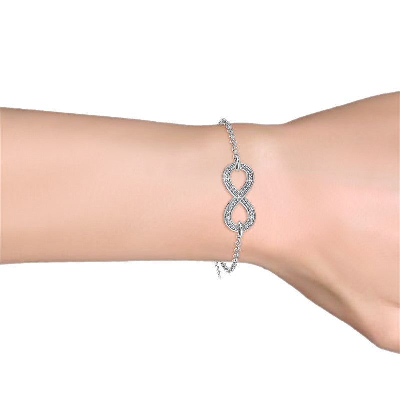 Infinity Bracelet, Cyncerity Jewellery with crystals from Swarovski®