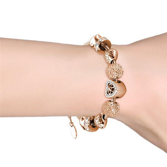 Jetaime Charm Bracelet, Cyncerity Jewellery with crystals from Swarovski®