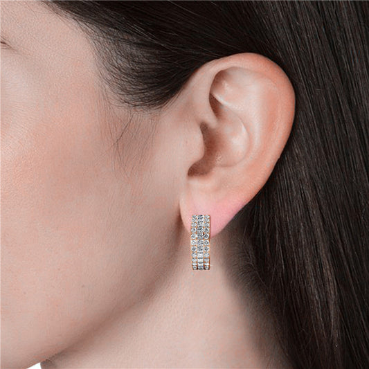 Classic Clip Earrings, Cyncerity Jewellery with crystals from Swarovski®
