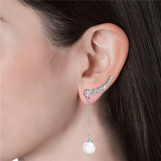 Pearly Wings Earrings, Cyncerity Jewellery with crystals from Swarovski®