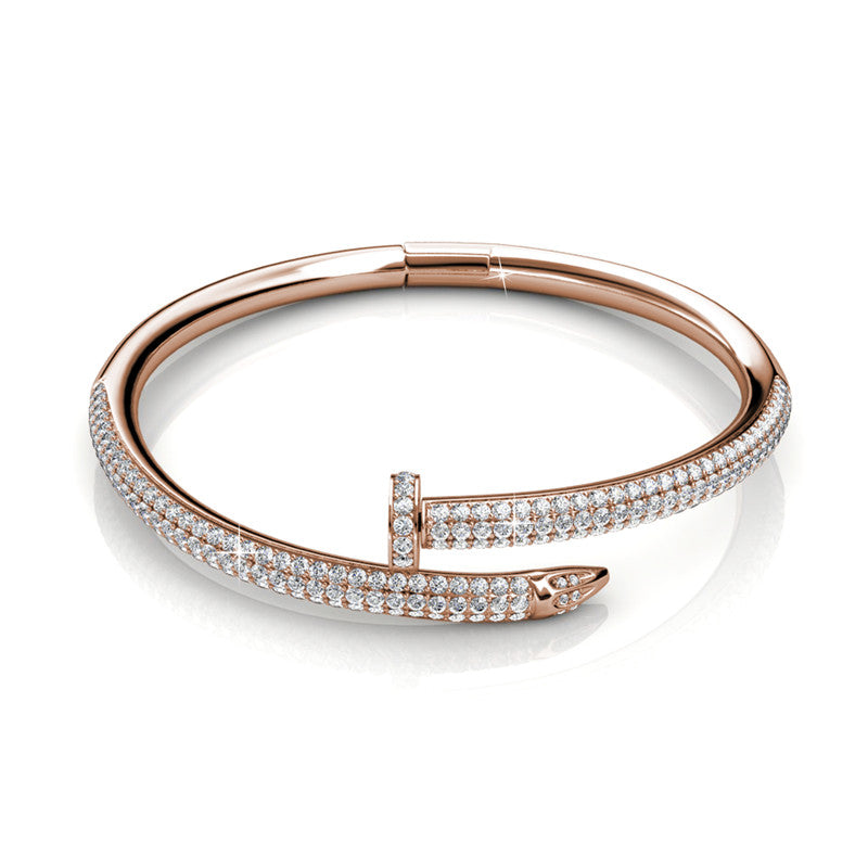 Nail Bangle, Cyncerity Jewellery with crystals from Swarovski®