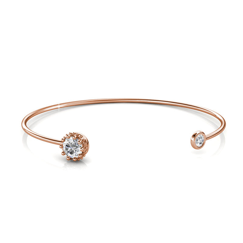 Crown Bangle, Cyncerity Jewellery with crystals from Swarovski®