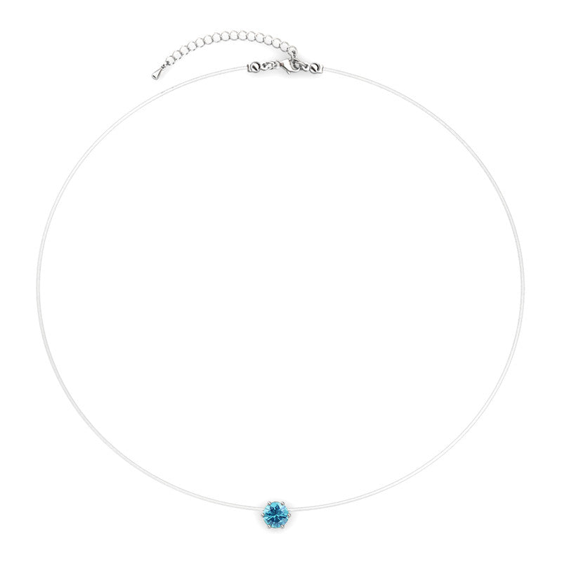 Mermaid Teardrop Pendant, Cyncerity Jewellery with crystals from Swarovski®