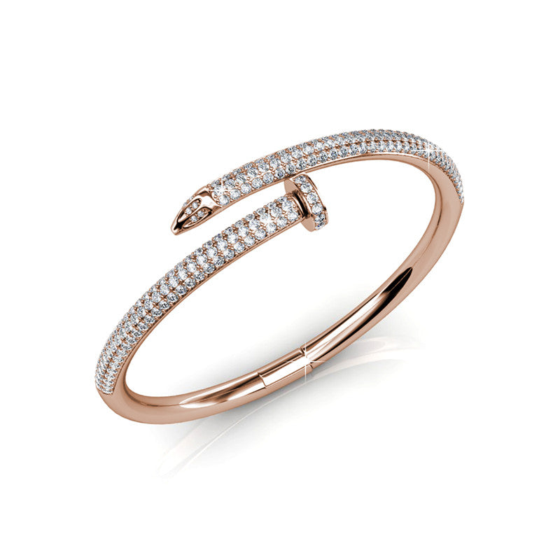 Nail Bangle, Cyncerity Jewellery with crystals from Swarovski®