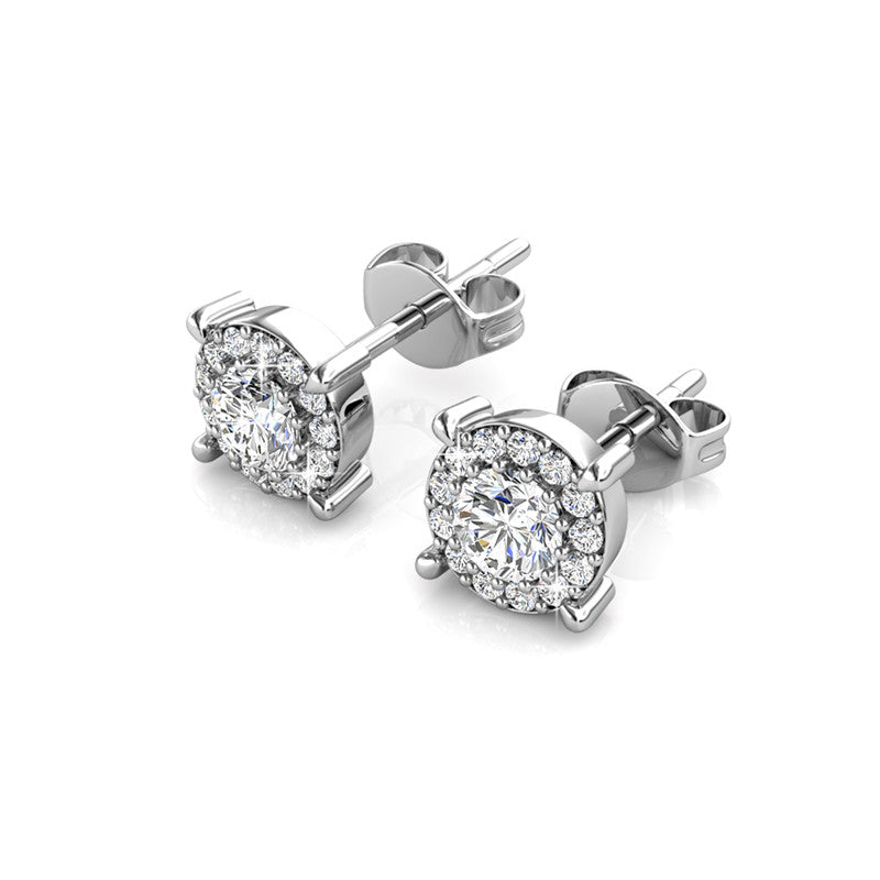 Princess Earrings, Cyncerity Jewellery with crystals from Swarovski®