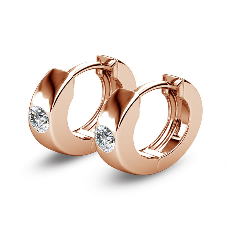 Uno Clip Earrings, Cyncerity Jewellery with crystals from Swarovski®