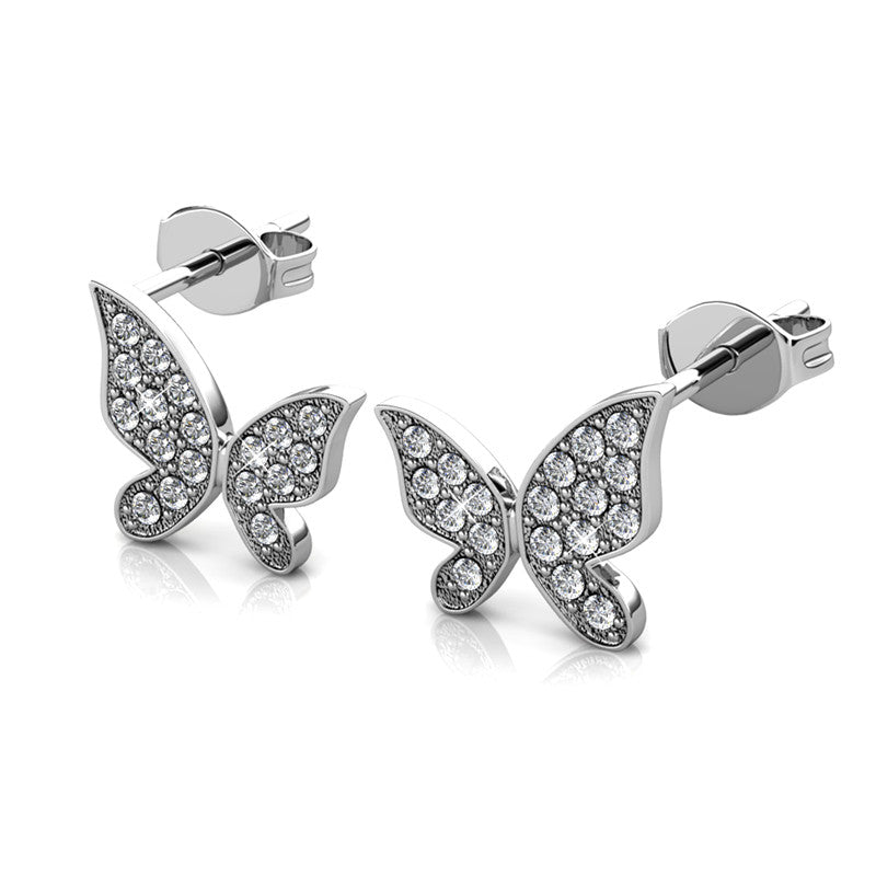 Fafalla Earrings, Cyncerity Jewellery with crystals from Swarovski®