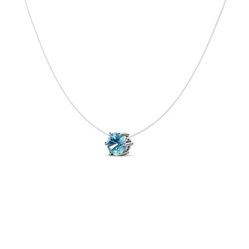 Mermaid Teardrop Pendant, Cyncerity Jewellery with crystals from Swarovski®
