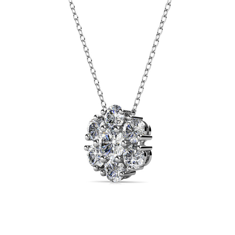Fleur Pendant, Cyncerity Jewellery with crystals from Swarovski®