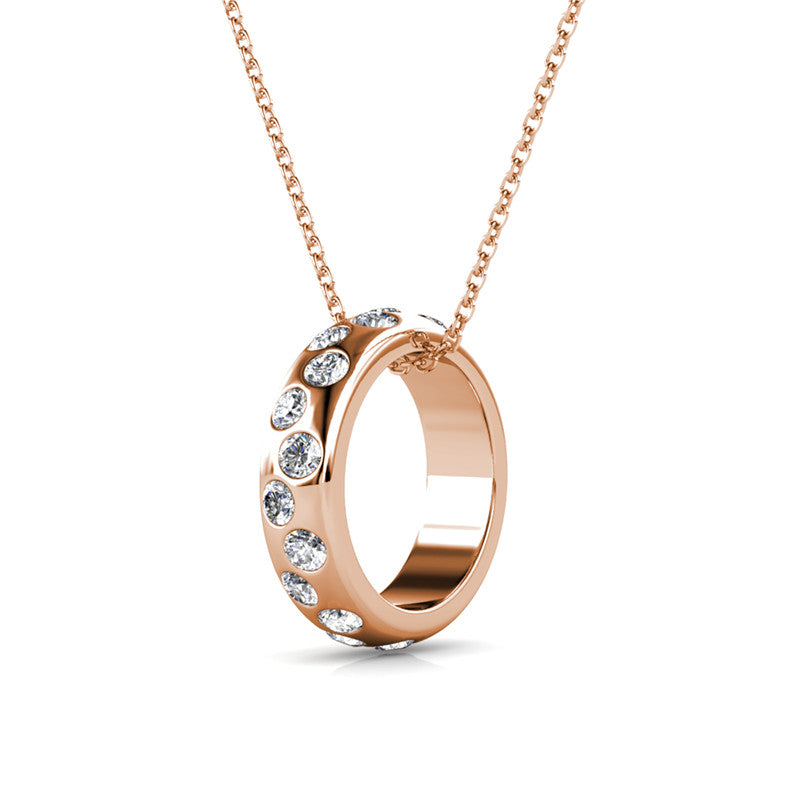 Crown Ring Pendant, Cyncerity Jewellery with crystals from Swarovski®