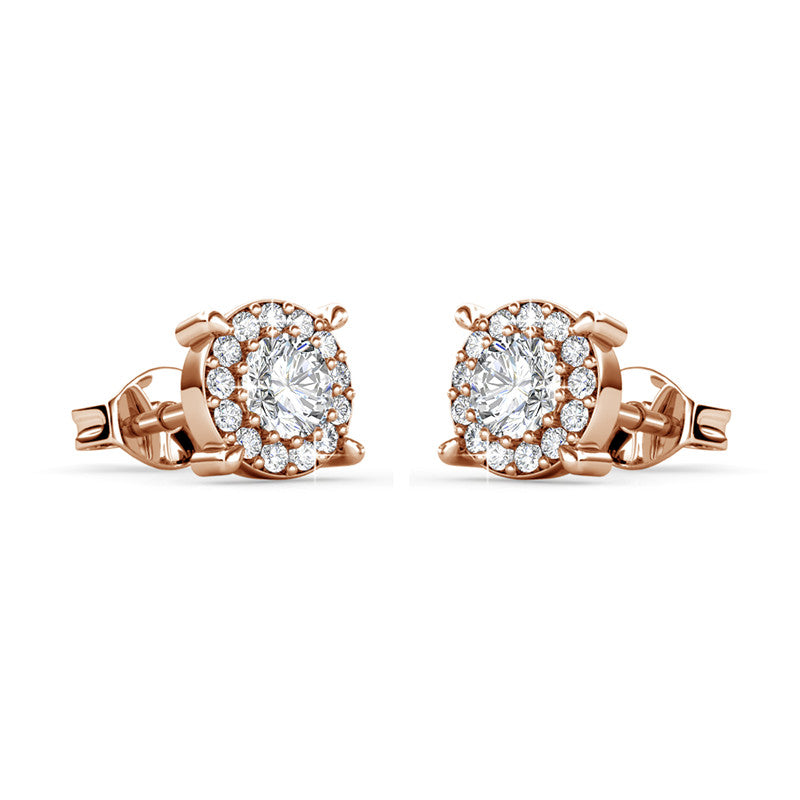 Princess Earrings, Cyncerity Jewellery with crystals from Swarovski®